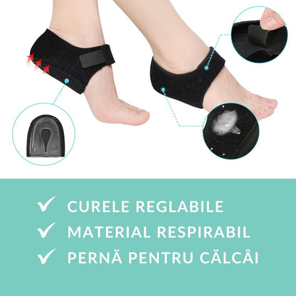 Protector călcâi – Împotriva durerilor de călcâi și talpă – 2 bucăți (1 pereche)
