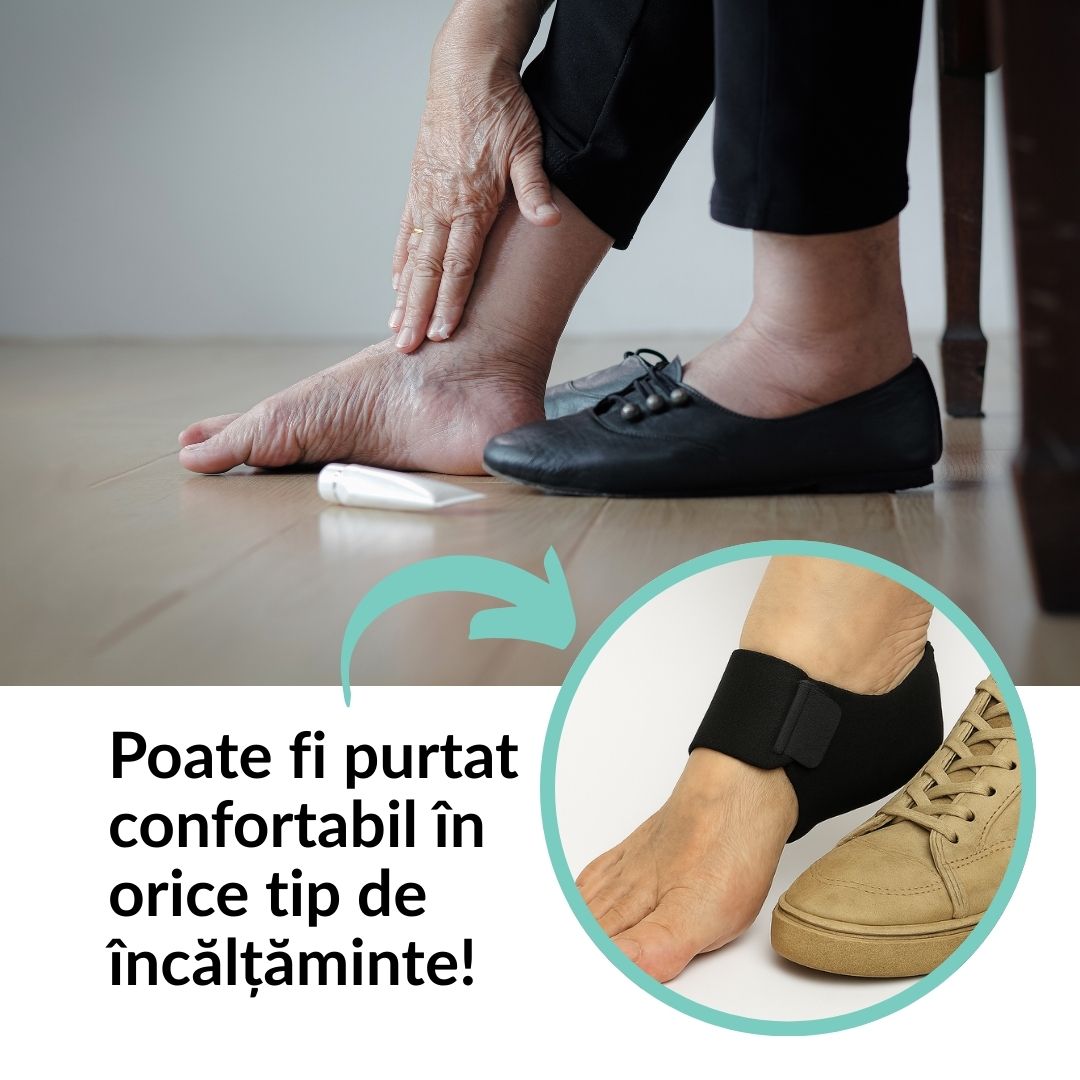 Protector călcâi – Împotriva durerilor de călcâi și talpă – 2 bucăți (1 pereche)
