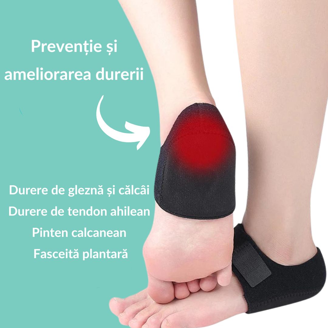Protector călcâi – Împotriva durerilor de călcâi și talpă – 2 bucăți (1 pereche)